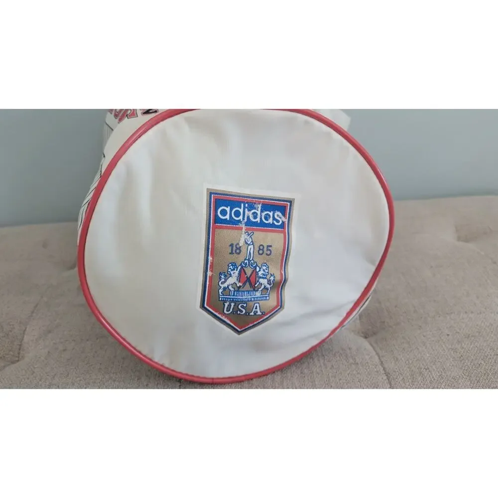 Vintage Adidas Duffel Bag Kingston Lions #3 80s 90s Taiwan Team Issue Retro Gym